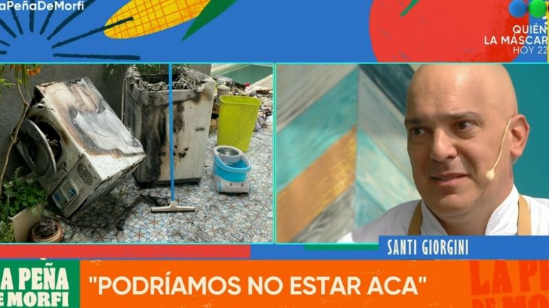 "Me ahogaba y quedé ciego": el crudo relato de Santiago Giorgini sobre el incendio en su casa