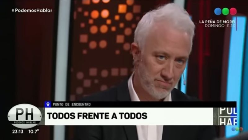 Inesperado: Matías Martin enfrentó a Andy Kusnetzoff en "PH Podemos Hablar"