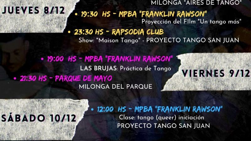 Arranca la Semana del Tango: talleres, shows, feria y milongas para todas las edades