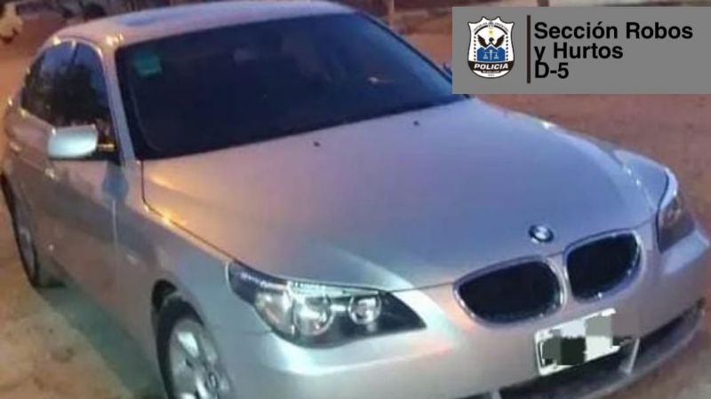 El auto abandonado en Rawson era buscado en Buenos Aires