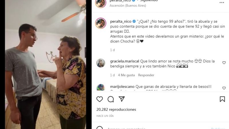 Genia absoluta: la sorpresa de "Chocha", la abuela de Nico Peralta de "Cortá por Lozano", al saber su edad