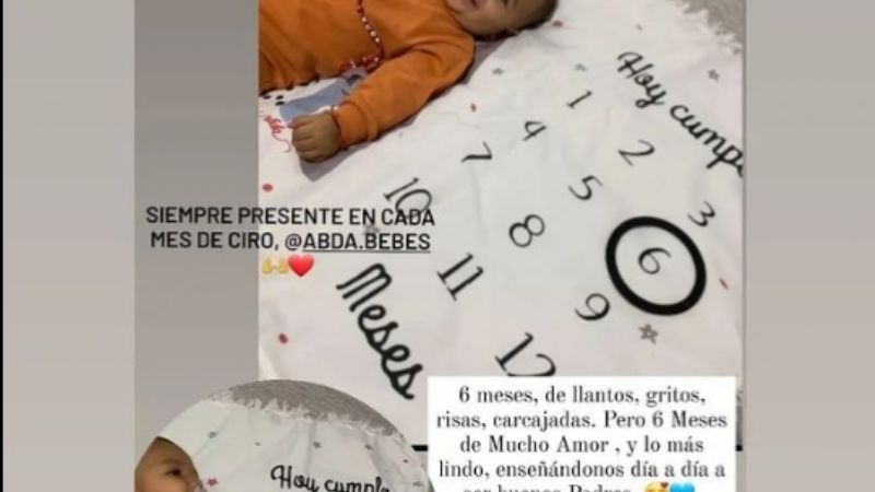 "6 meses ya": Francisco Benitez celebró por "la razón de su vida"