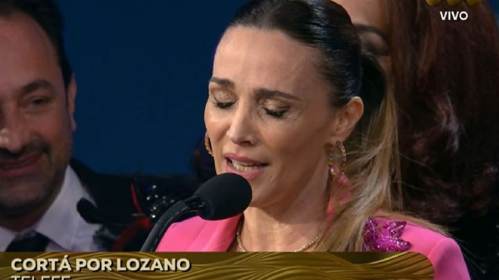 Las lágrimas de Vero Lozano al ganar el Martín Fierro luego de su accidente