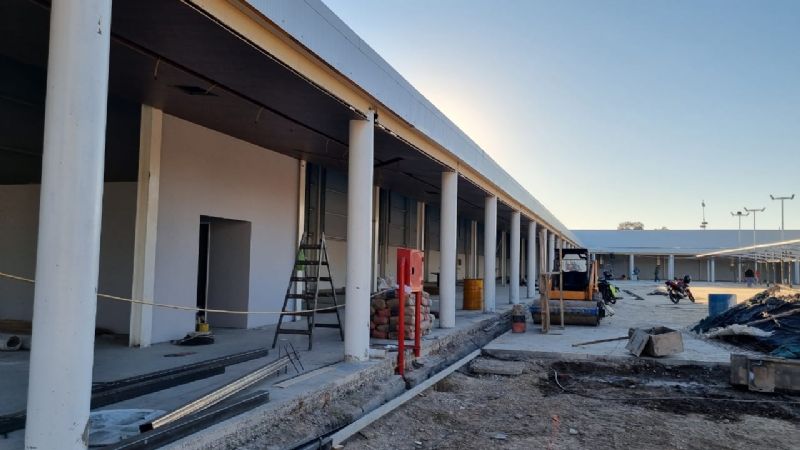 Nuevo centro comercial en Rivadavia: esperan poder inaugurarlo en agosto