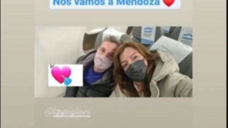 "Voy a estar pesada": Lizy Tagliani, en Mendoza, con su novio