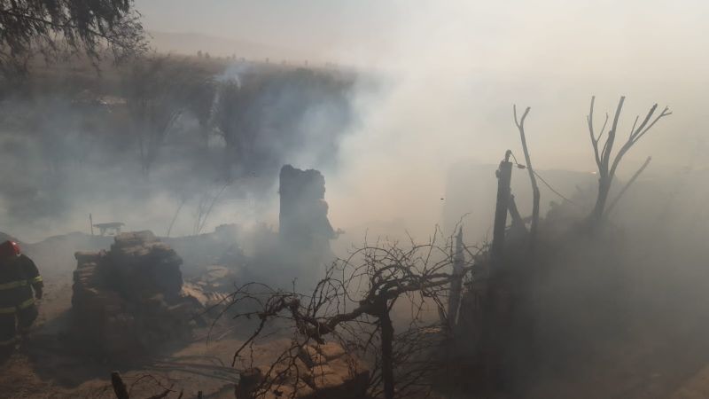 Consecuencias del viento: Bomberos intervino en 26 incendios en la provincia