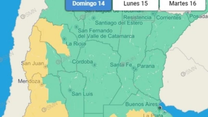 Viento Zonda en San Juan: más zonas están afectadas por el alerta amarillo