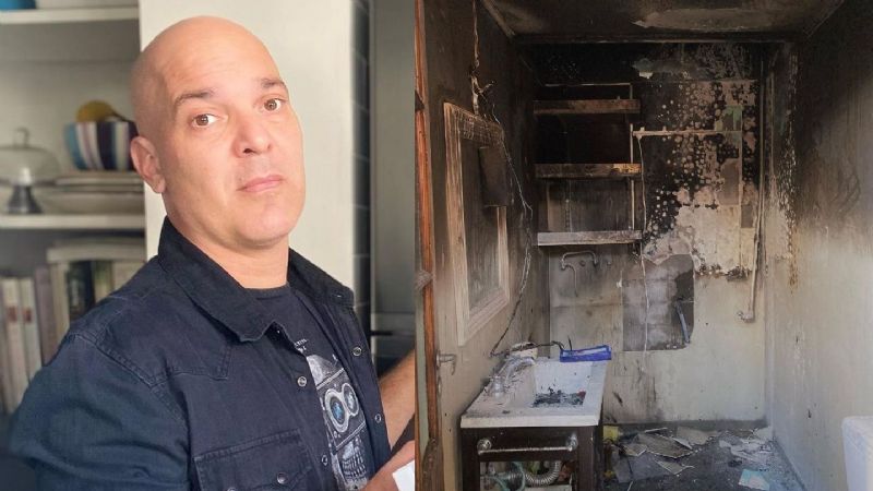 Se incendió la casa del chef Santiago Giorgini, de La Peña de Morfi, mientras dormía