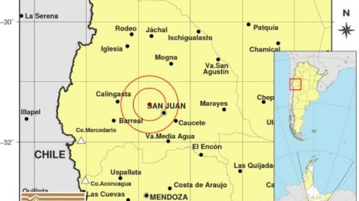 Fuerte sismo con epicentro en San Juan sacudió el mediodía de este miércoles