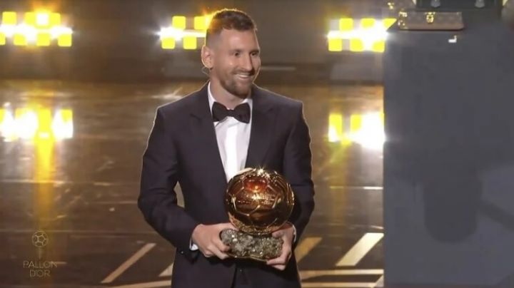 Hizo historia: Lionel Messi ganó su octavo Balón de Oro