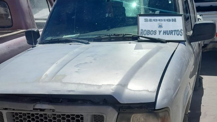 Hallaron en San Juan una camioneta con pedido de secuestro en Mendoza