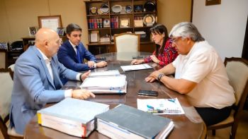"Entregamos el municipio sin deudas": Baistrocchi tuvo una nueva reunión con Laciar