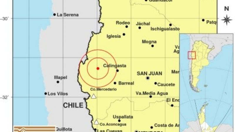 Con minutos de diferencia, dos sismos movieron la tarde del viernes en San Juan