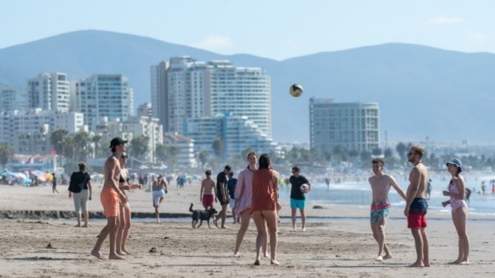 Año Nuevo y vacaciones: los sanjuaninos se hacen notar en las playas chilenas