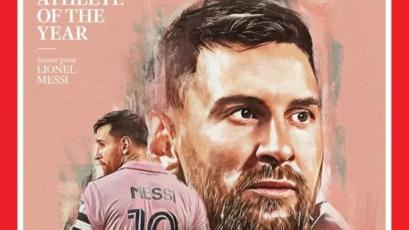 Messi, consagrado el deportista del año por la revista Time