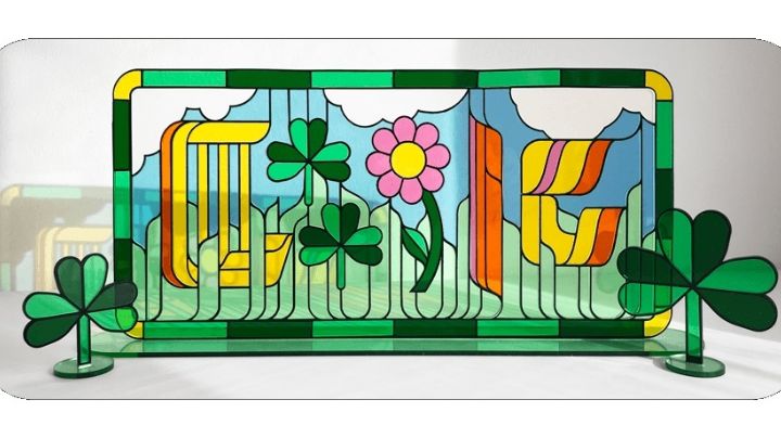 Google celebra San Patricio con un doodle que esconde detrás una obra de arte