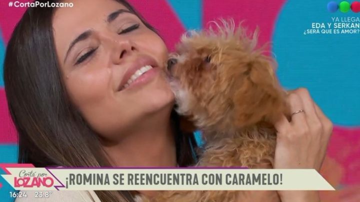 Video: Romina de GH se reencontró con Caramelo y su actitud causó furor