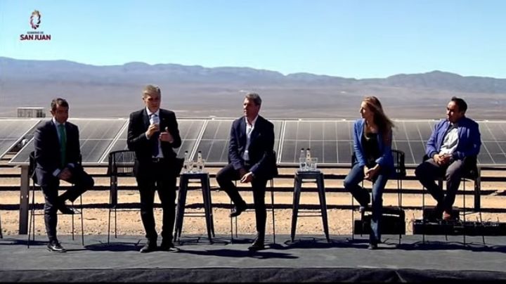 Energías alternativas: inauguraron el Parque Solar Zonda