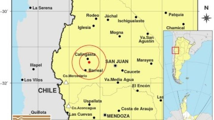 Un fuerte sismo se registró este martes en San Juan