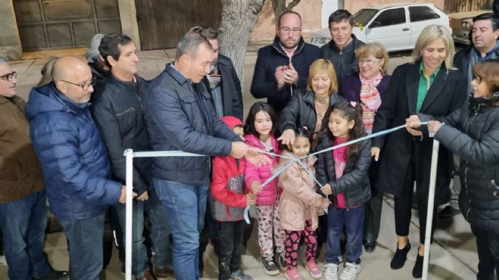Rivadavia: inauguraron obras en dos plazas del barrio Universidad Católica