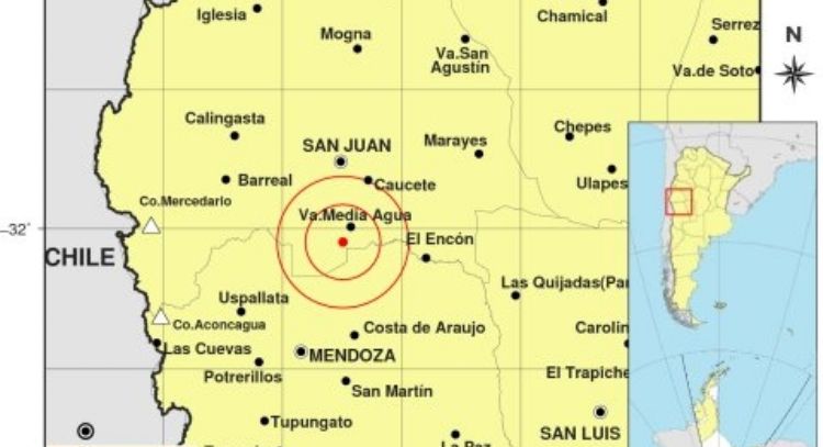 Un sismo con epicentro en San Juan se percibió hasta en Mendoza