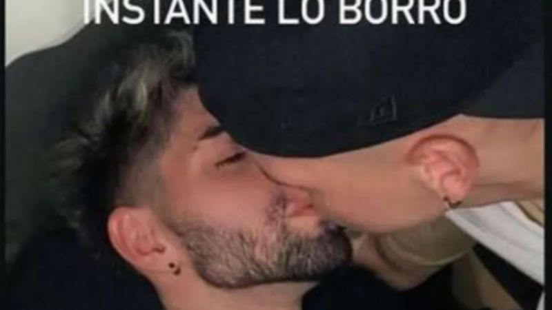Sorprendieron a Lucca, ex de Julieta Poggio, a los besos con un joven