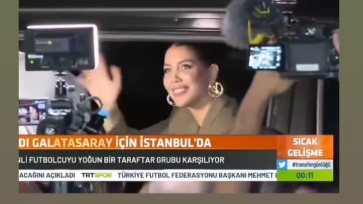 Wanda Nara, una sultana en Estambul: fue recibida por miles de fans en la calle