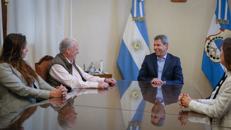 Sergio Uñac recibió al secretario General de UPCN, Andrés Rodríguez