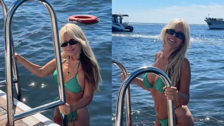 A los 71 años, Graciela Alfano sorprendió bailando en bikini