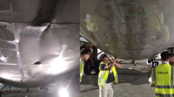 Video: avión de Flybondi impactó su cola contra la pista en el aeropuerto de Mar del Plata