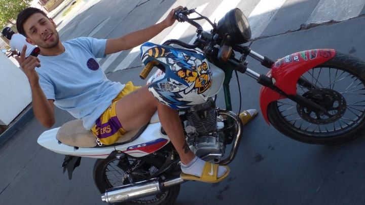 Dolor en las redes sociales por la muerte de Fabricio, el motociclista que chocó en Capital