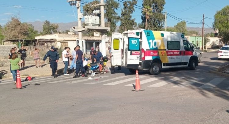Tragedia en Jáchal: un motociclista murió tras violento choque con una camioneta